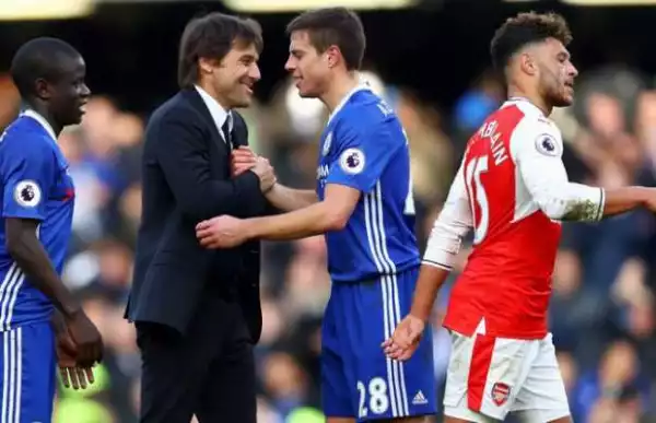 Conte not happy with Giroud’s goal against Chelsea in 3-1 win